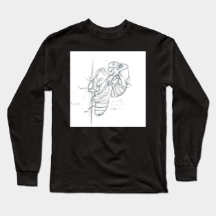 Graphite Cicada Long Sleeve T-Shirt